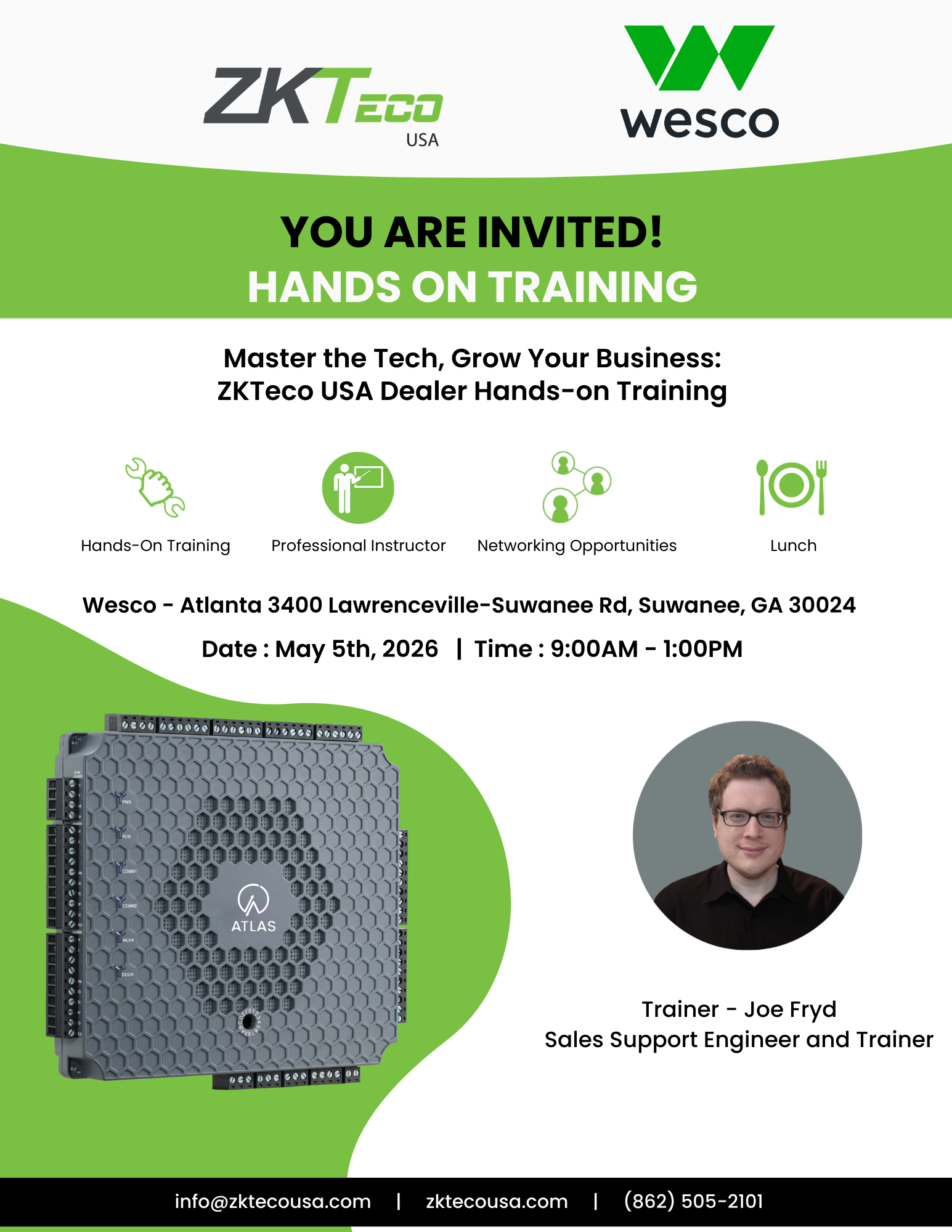 ZKTeco USA Dealer Hands on Meeting